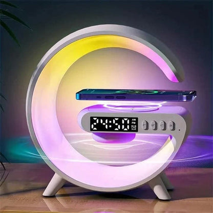 G-Shape LED Wireless Charging Speaker Lamp