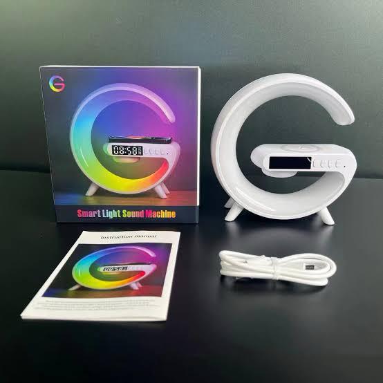 G-Shape LED Wireless Charging Speaker Lamp